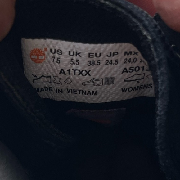 🆕 Timberland Linden Woods Women's 6" Waterproof Black Suede Boots Size 7.5 - Picture 8 of 9